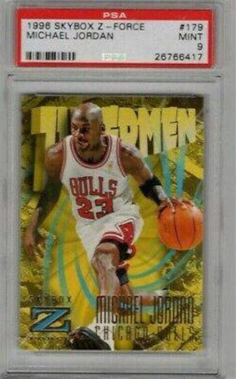 Michael Jordan 1990 Skybox Z Force Basketball Card No 179 Etsy