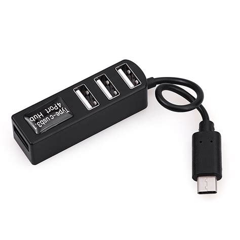 Lipiworld® Type C To 4 Port Usb 30 Hub Usb 31 Adapter For Pc Apple