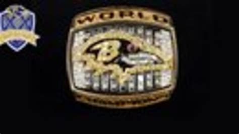 20 Ravens Relics In 20 Years Ravens Super Bowl Xxxv Ring