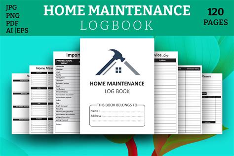 Home Maintenance Logbook Kdp Interiors Graphic By Cmt Rubelrana