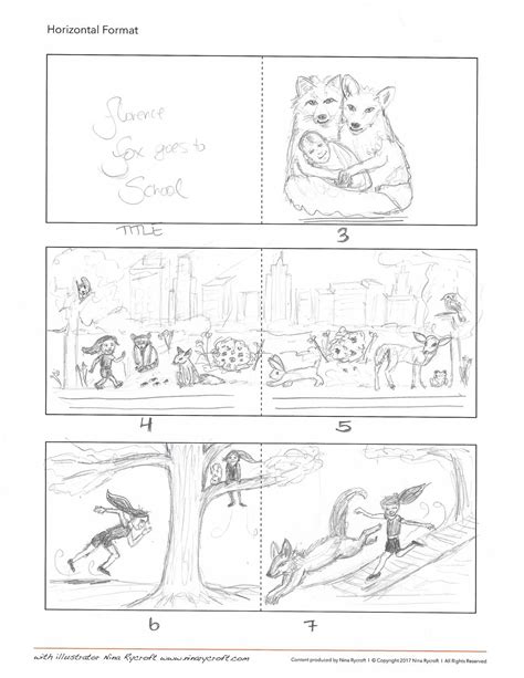 Children’s Book Illustration – Part 3 Storyboard – Fia’s Designs