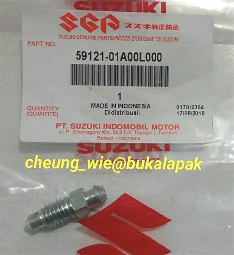 Jual Baut Buang Angin Kaliper Suzuki Arashi Smash Satria Shogun