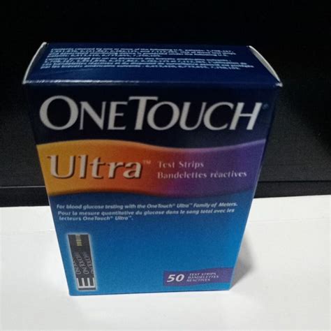 ONE TOUCH Ultra Blood Glucose Test Strips 50pcs Shopee Philippines