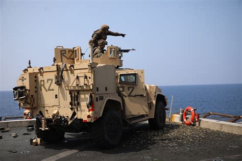 DVIDS Images 13th MEU Conducts A Vehicle Deck Shoot Aboard The JPM