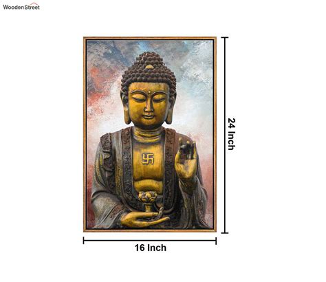 Buy Gautam Buddha Wall Painting Online in India at Best Price - Modern ...