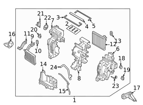 2021 2023 Kia Sorento A C Evaporator Core Case 97134 P4200 QuirkParts