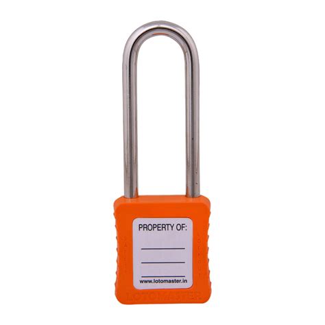 Safety Lockout Padlocks 2 Keyed Alike 75mm Orange LOTOMASTER