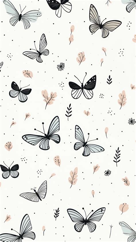 Butterfly backgrounds wallpaper pattern. | Free Photo Illustration - rawpixel