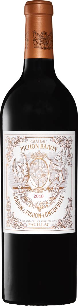 Château Pichon Longueville Baron Pauillac AOC 2018 6 x 75 cl Frankreich