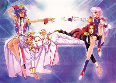 Tenjou Utena Himemiya Anthy And Kiryuu Touga Shoujo Kakumei Utena And 1 More Drawn By Saitou