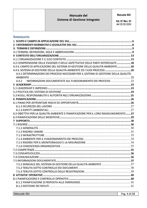 Kit Documentale Sistema Di Gestione Iso E Iso