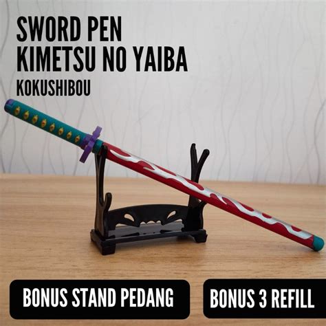 Jual As Ew Pena Pulpen Pedang Sword Pen Anime Demon Slayer Kimetsu No