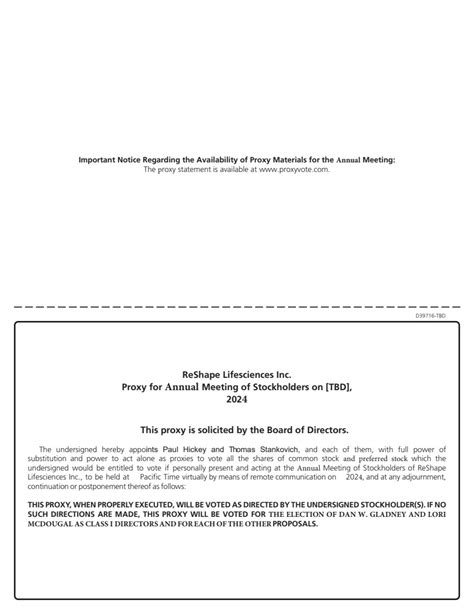 Form Pre A Other Preliminary Proxy Statements