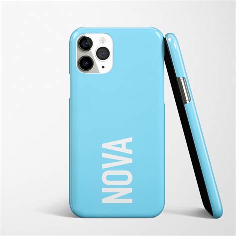 Funda personalizada para iPhone BOLD SKY BLUE Etsy España