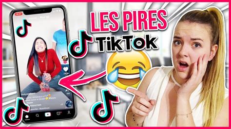 JE RÉAGIS AUX PIRES VIDÉOS TIK TOK YouTube