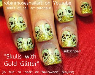 Nail Art By Robin Moses Ana Cruz Inspired Nail Art Cute Halloween