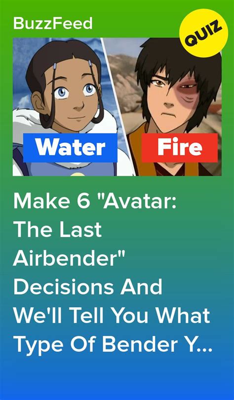 Two Avatars With The Words Water And Fire