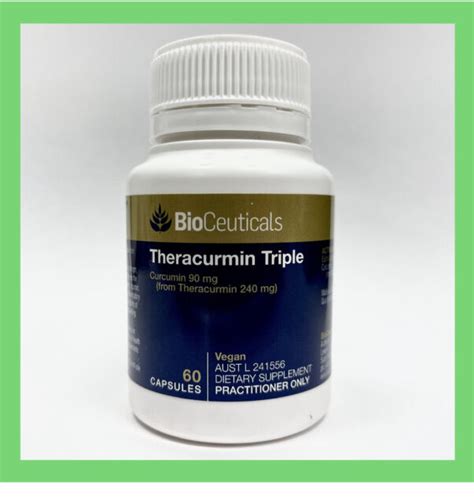 Bioceuticals Theracurmin Triple 300 Mg Vitamin Capsules 60 Tablets