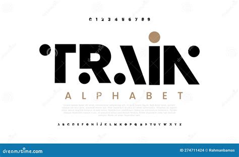 Train Alphabet For Kid In Cartoon Style 235738247