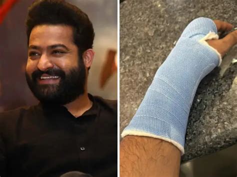 jr ntr health update actor sustains injury  gym workout