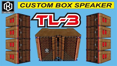 Skema Box Speaker Custom Tl 3 Speaker 10 Youtube