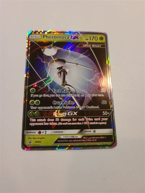 Pokémon Tcg Pheromosa Gx Sm66 Sun And Moon Sm66 Holo Promo Promo For