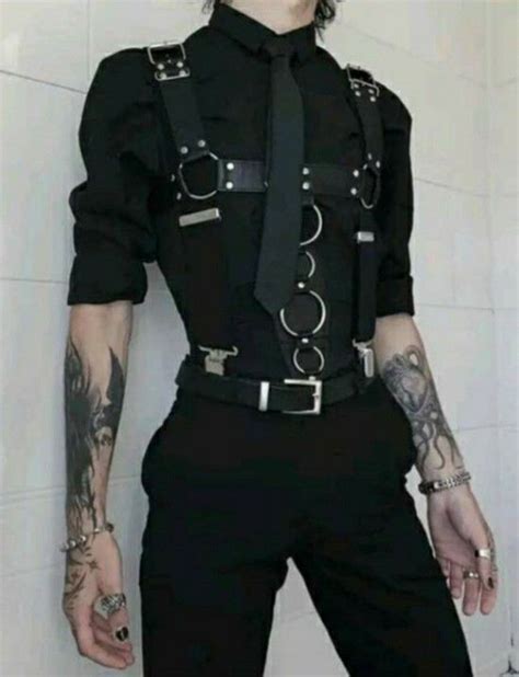 Punk Outfits Men Alt Outfits Outfits Hombre Gothic Outfits Fancy