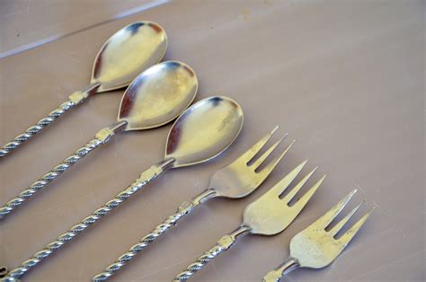 Antique Spoons Dessert Spoons Spoons a Set of Spoons - Etsy