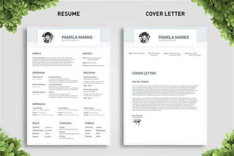 Ocean Resume Template Resume Template Cover Letter For Resume Resume