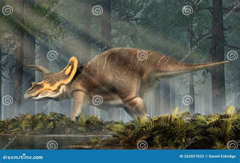 Dinosaurs Of Cretaceous Period Vector Illustration | CartoonDealer.com ...