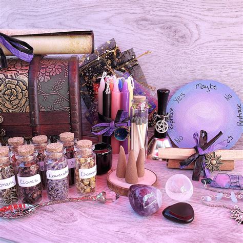 Witchcraft Starter Kit Basic Spell Box Set Altar Supplies Etsy