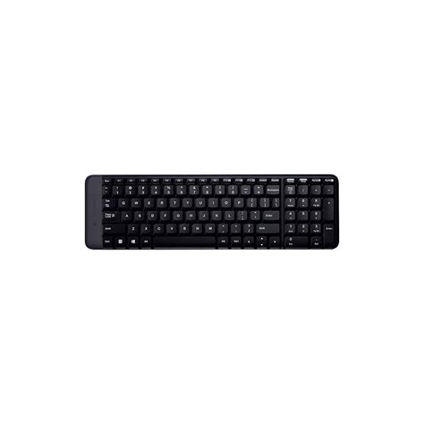 Teclado Sem Fio Logitech K230 Compacto Preto Gibson Soluções em