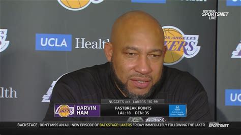 Darvin Ham Postgame Interview Los Angeles Lakers Lose To Denver