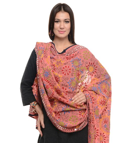 Embroidered Dupatta Fashion Clothes Stylish