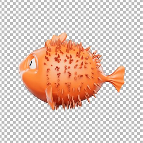 Premium PSD | Ocean animals 3d illustration