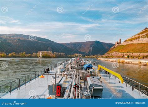 Binnenvaart Translation Inlandshipping On The River Rhein In Germany