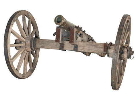 Revolutionary War Style Verbruggen Three Pound Grasshopper Cannon With Carriage