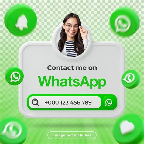 Composi O De Renderiza O D De Banner De Perfil Do Whatsapp Psd Premium