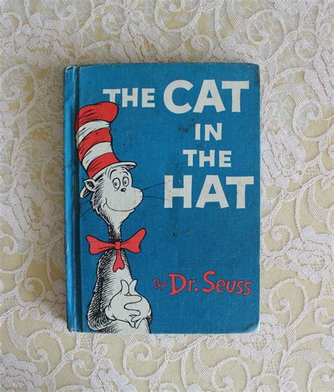 The Cat In The Hat Dr Seuss Houghton Mifflin Rare First St