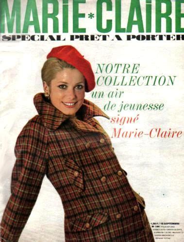 Catherine Deneuve Marie Claire Magazine September 1965 Cover Photo France