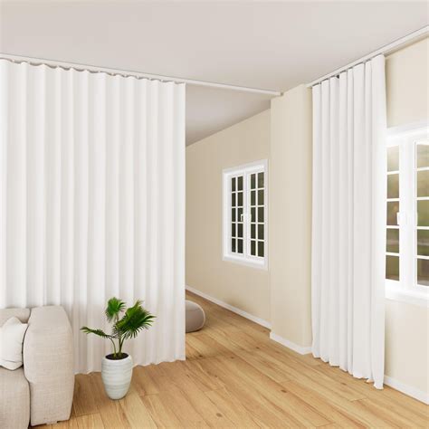 Symple Stuff Ceiling Curtain Track Ceiling Mount Curtain Rail Ceiling