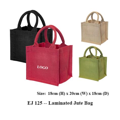 Jute Bag Laminated Ej Twinlink Services Corporate Gifts