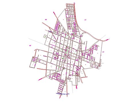 San Jose Iturbide Carta Urbana En Autocad Cad 5981 Kb Bibliocad