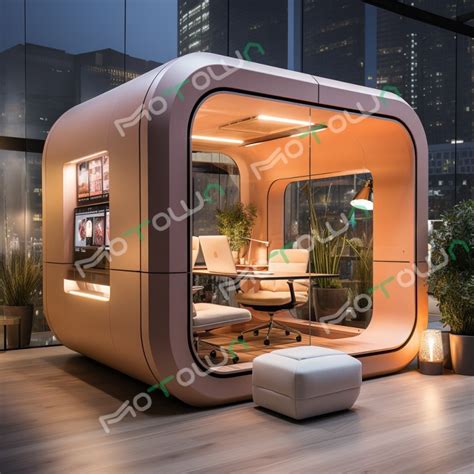 Isolated Modular Room Office Pod Soundproof Office Privacy Pods Houses