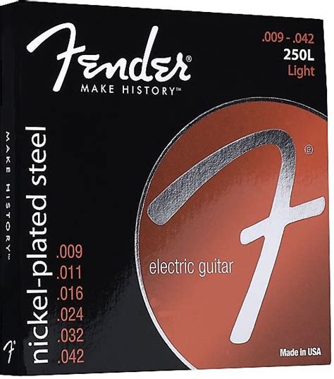 Fender Super 250 Guitar Strings Nickel Plated Reverb Australia