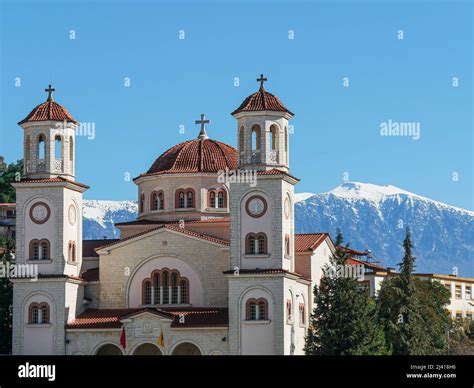 Albania's beautiful modern and Ottoman architecture Stock Photo - Alamy