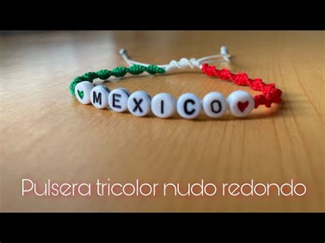 Pulsera Tricolor Nudo Redondo YouTube