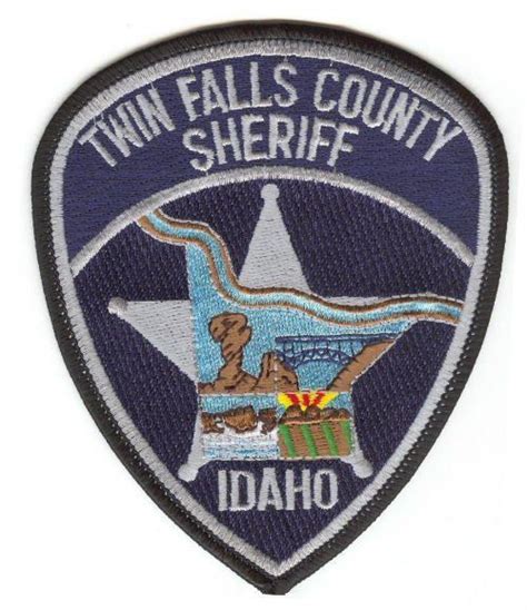 Twin Falls County Sheriff Id Sheriff Badge Police Patches Police Badge