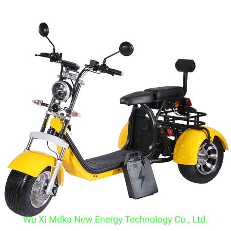 Mdka Three Wheels Big Tire Trike ATV Adult Tricycle Citycoco 3 Wheel