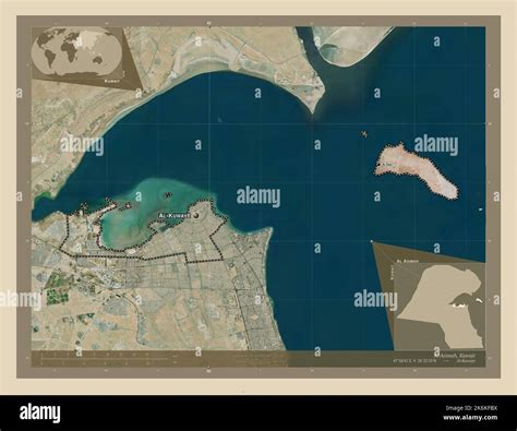 Al Asimah Province Of Kuwait High Resolution Satellite Map Locations